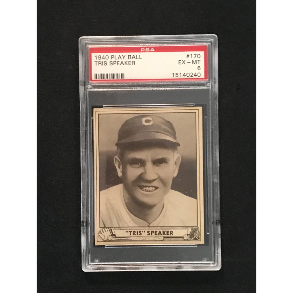 1940 Playball Tris Speaker Psa 6 (1 of 2)