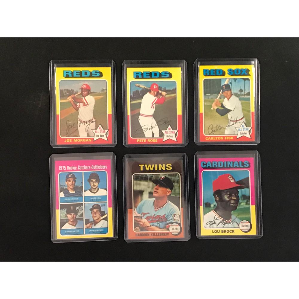 6 1975 Topps Baseball Stars (1 of 2)