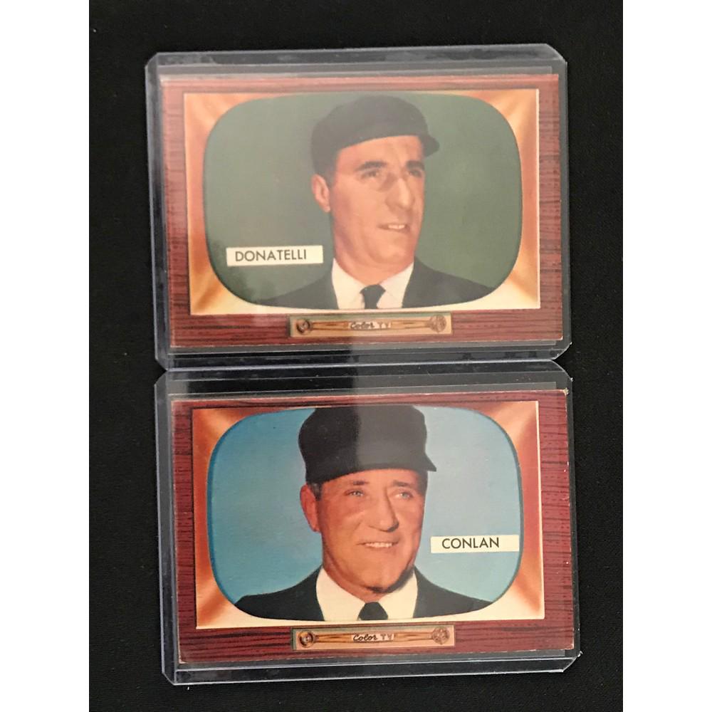 Two 1955 Bowman Baseball Umpires (1 of 2)