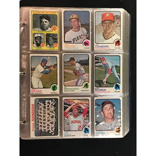 1973 Topps Baseball Complete Set Exmt: 1973 Topps Baseball Complete Set Exmt