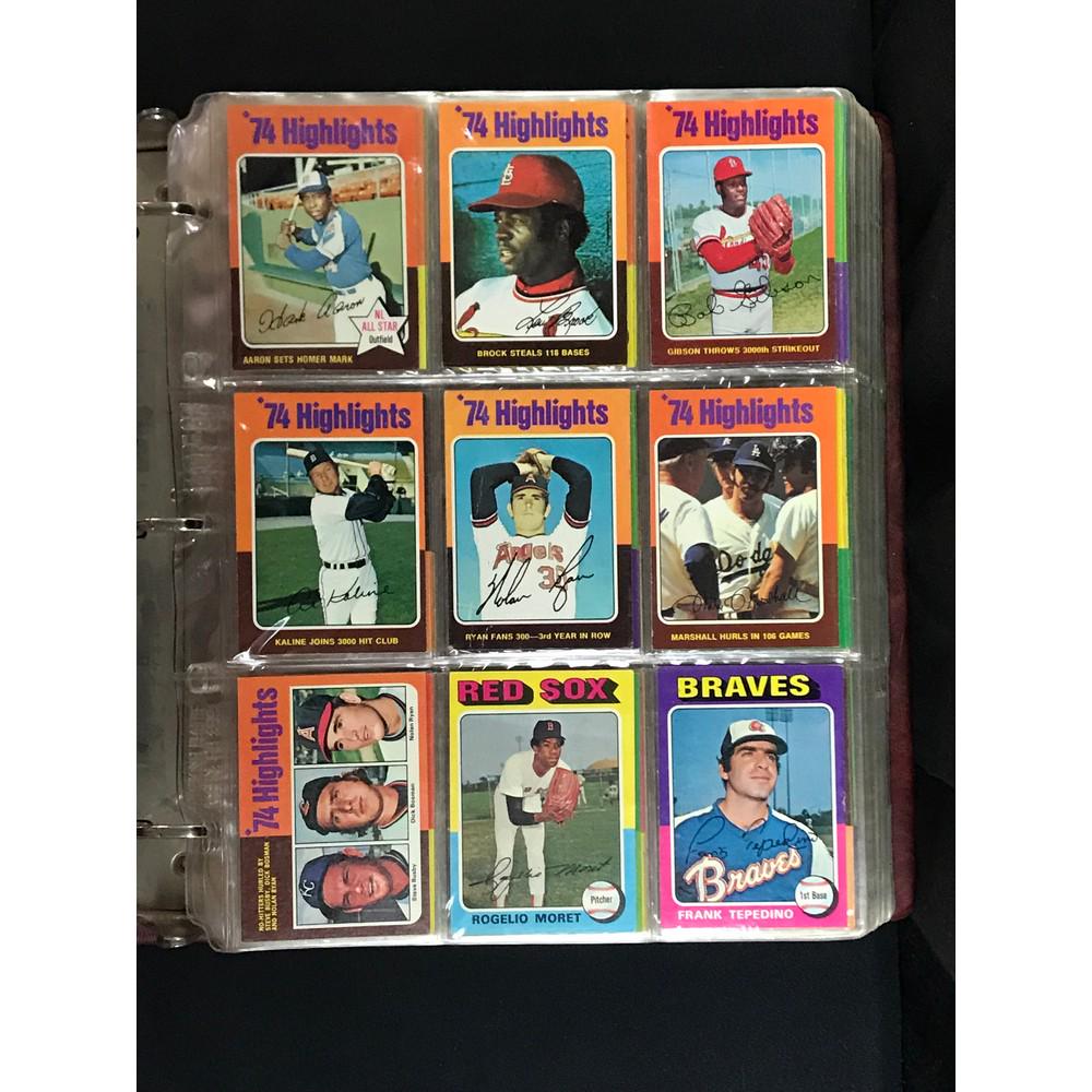 1975 Topps Baseball Complete Set Exmt (1 of 6)