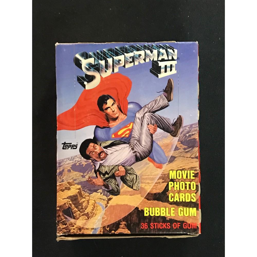 1983 Topps Superman Iii Full Wax Box (1 of 2)