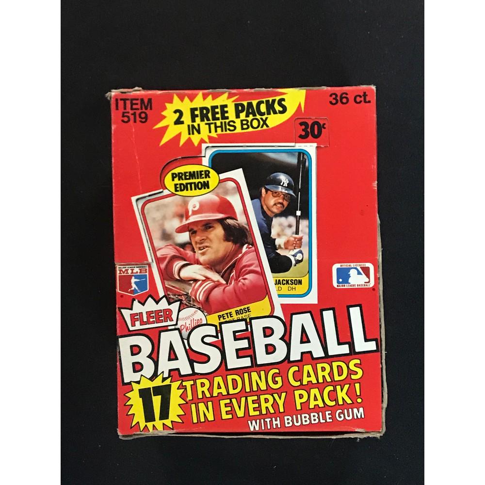 1981 Fleer Baseball Full Wax Box (1 of 2)
