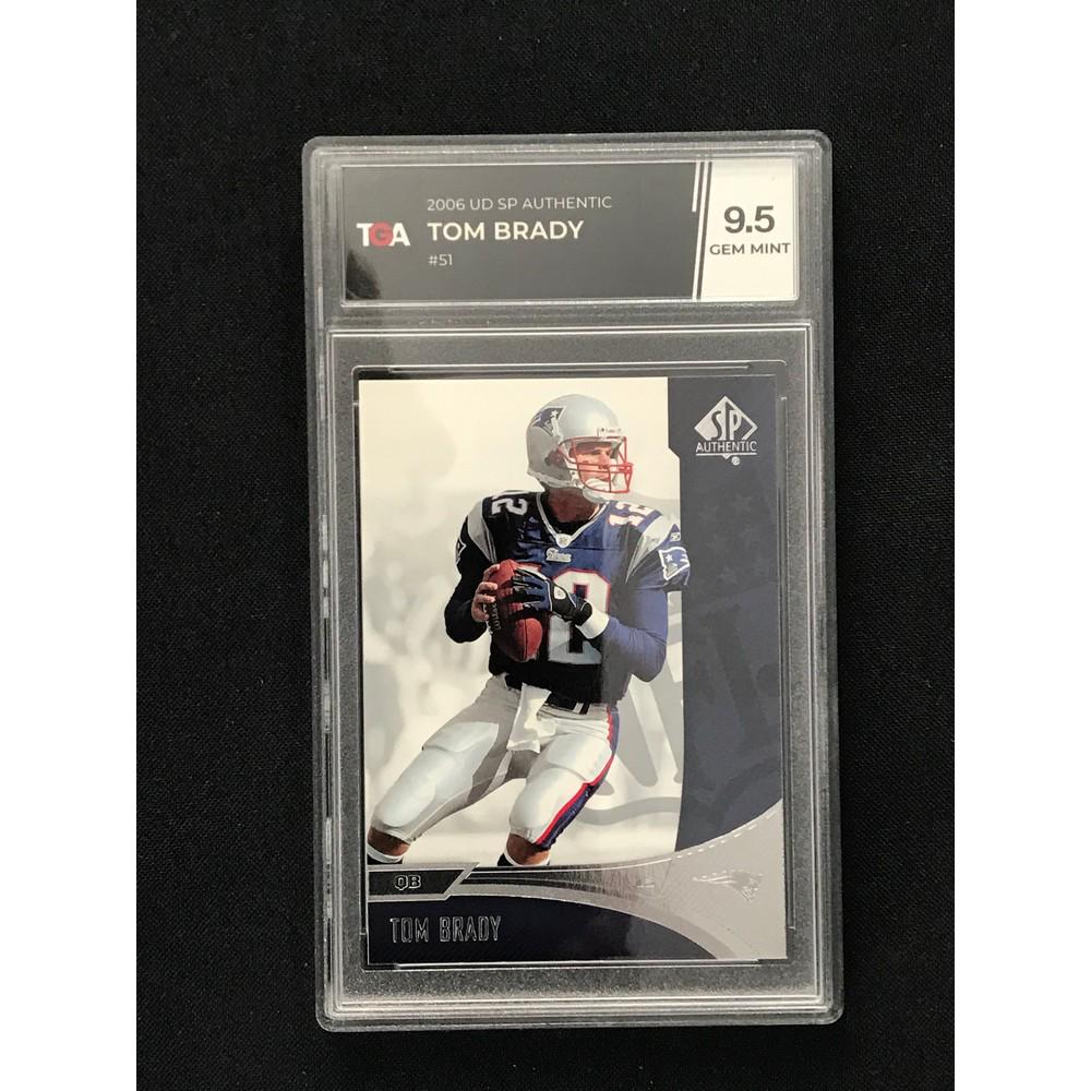 2006 Ud Sp Tom Brady Tga 9.5 Gem Mint (1 of 2)
