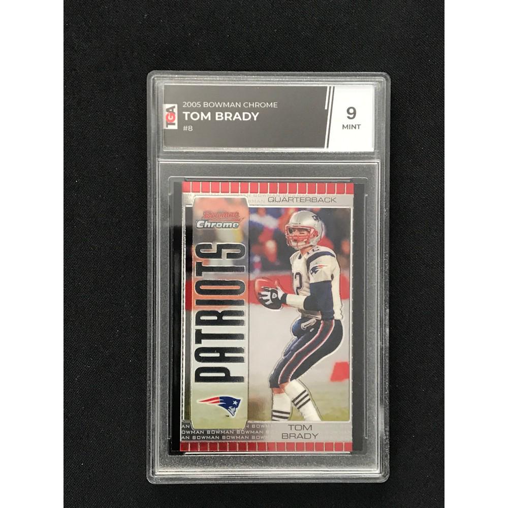 2005 Bowman Chrome Tom Brady Tga 9 (1 of 2)