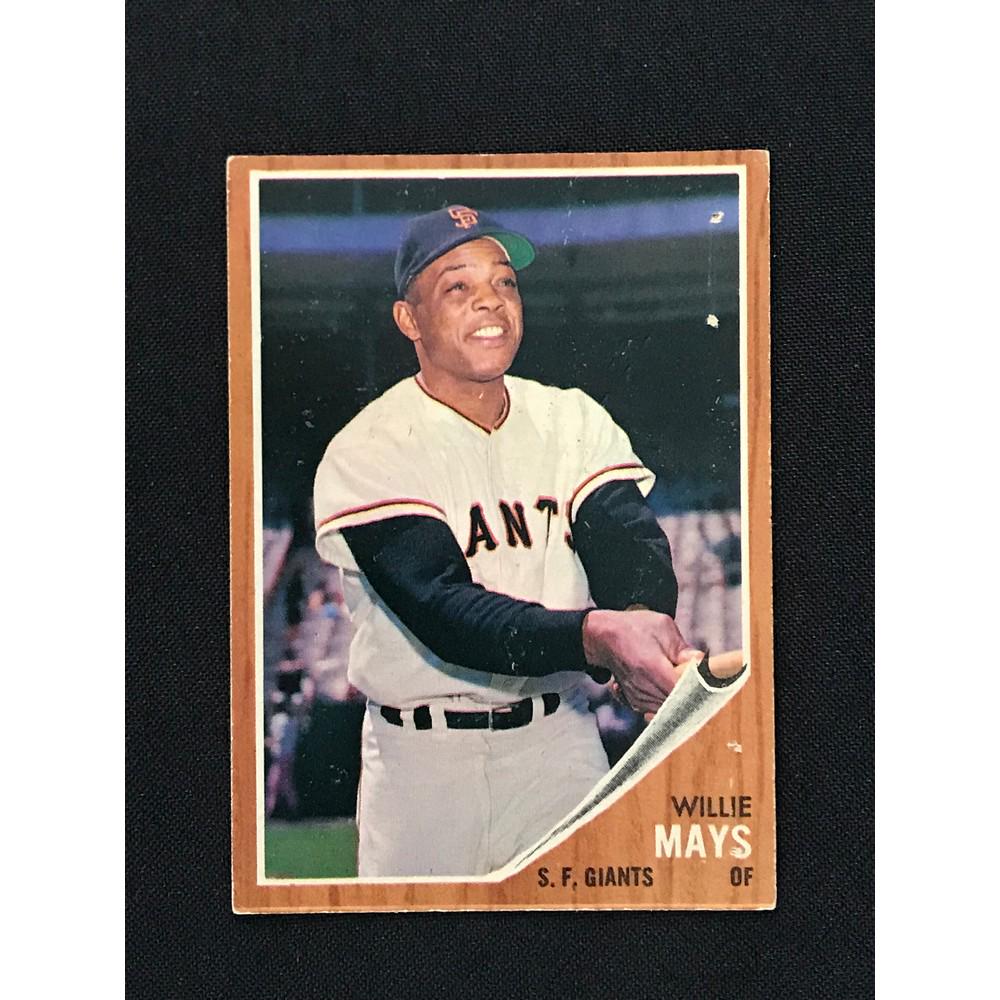 1962 Topps Willie Mays Card (1 of 2)