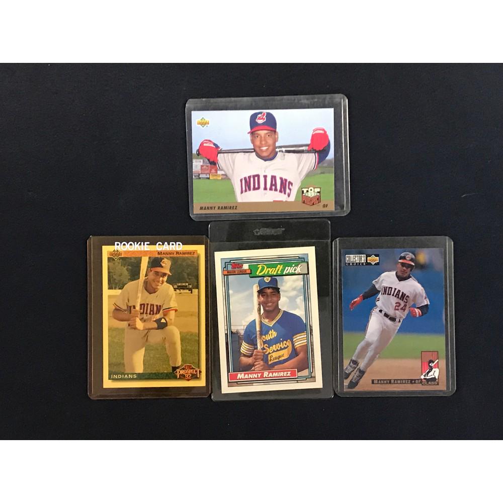 Four Manny Ramirez Rookie Cards (1 of 2)