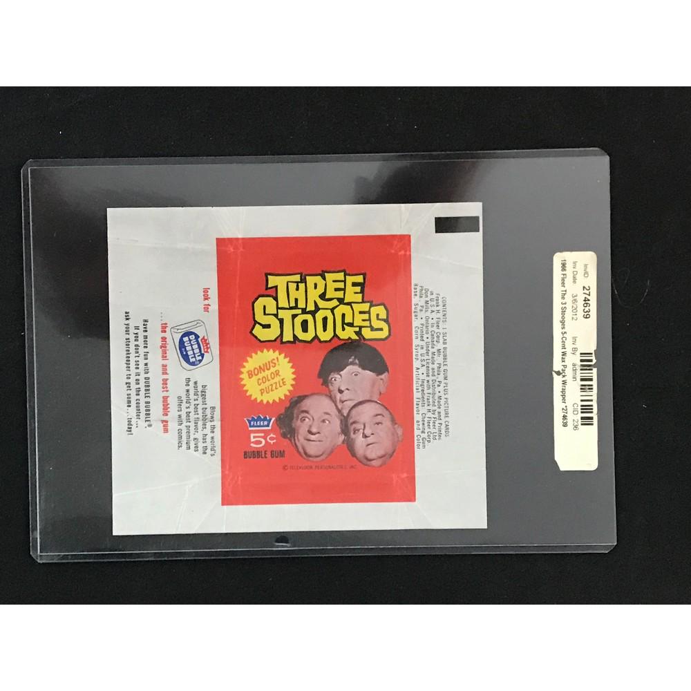 1966 Fleer Three Stooges Wax Wrapper (1 of 2)