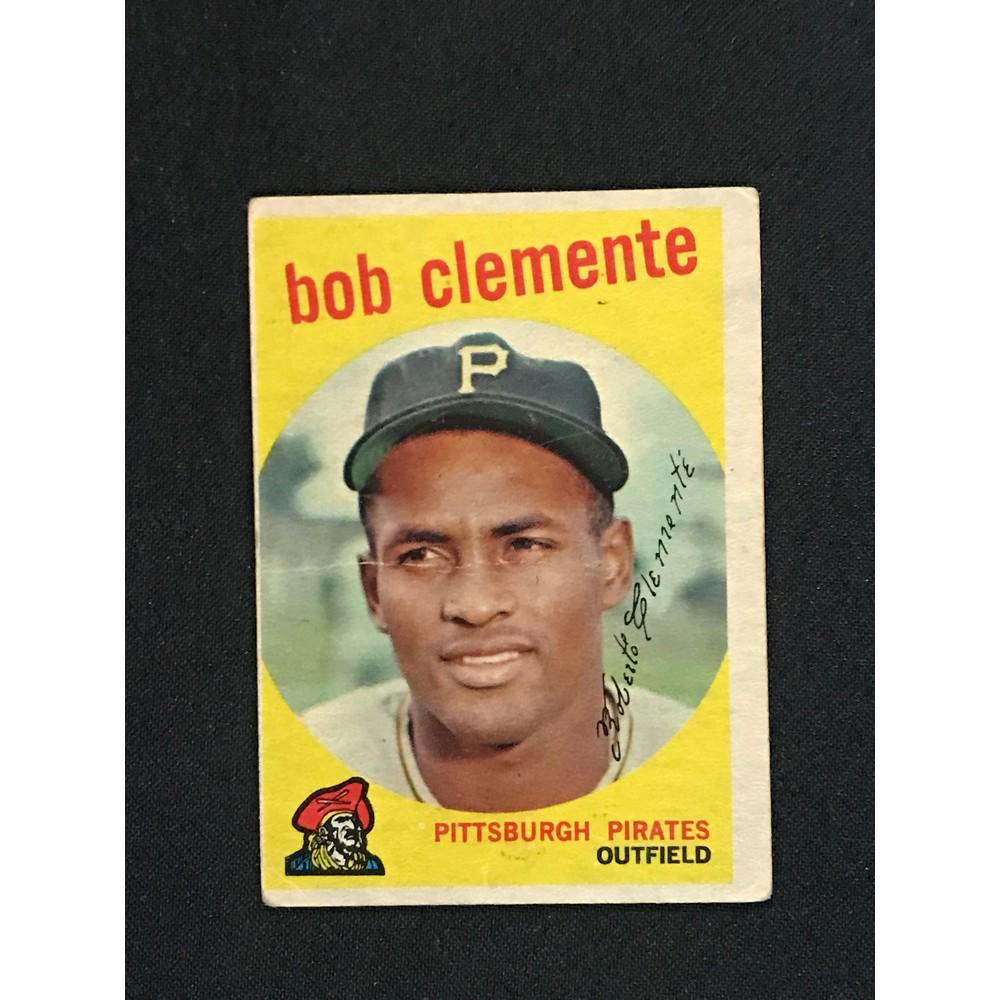 Low Grade 1959 Topps Roberto Clemente (1 of 2)