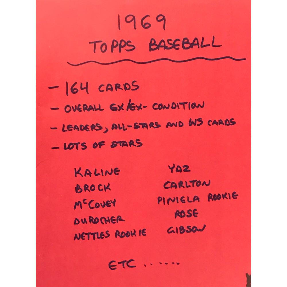 164 1969 Topps Baseball Cards With Stars (1 of 7)