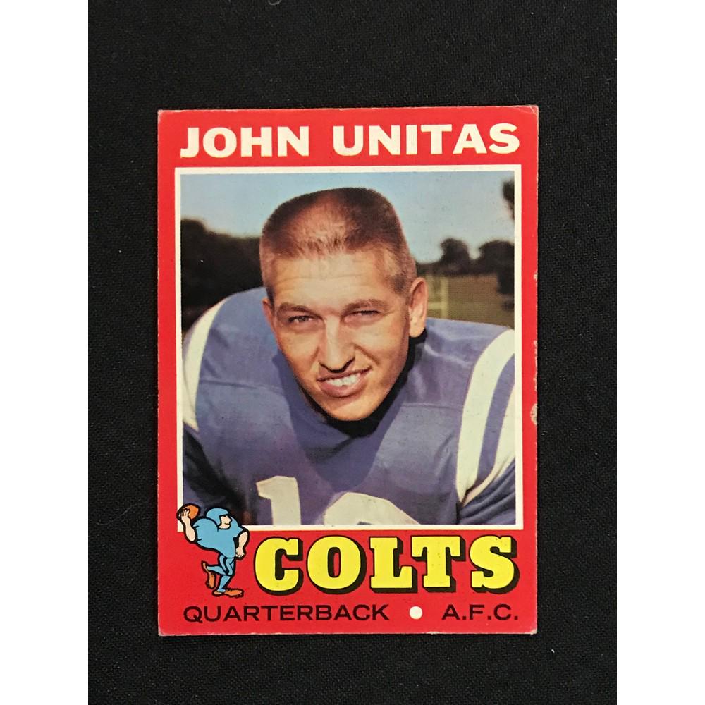 1971 Topps Johnny Unitas #1 (1 of 2)