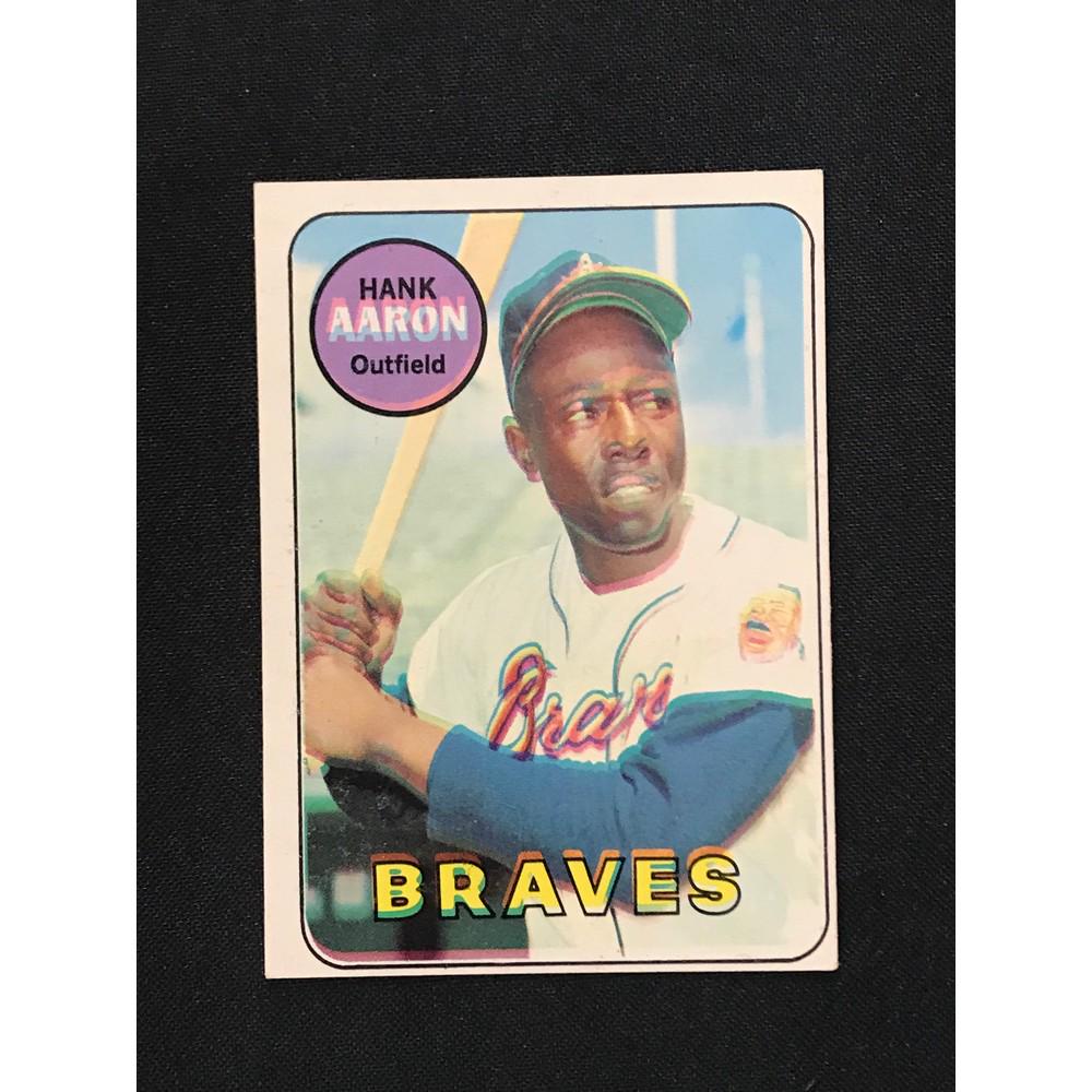 1969 Topps Hank Aaron Card (1 of 2)