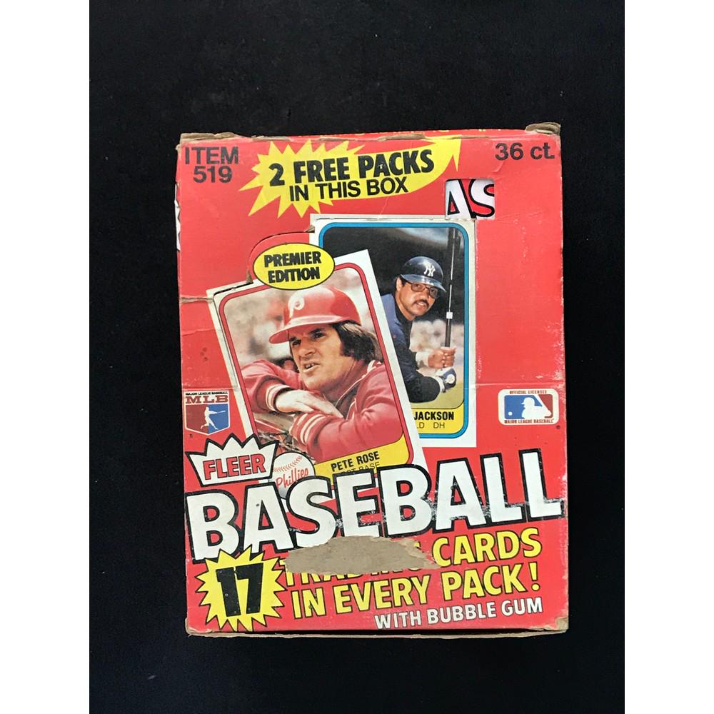 1981 Fleer Baseball Full Wax Box (1 of 2)