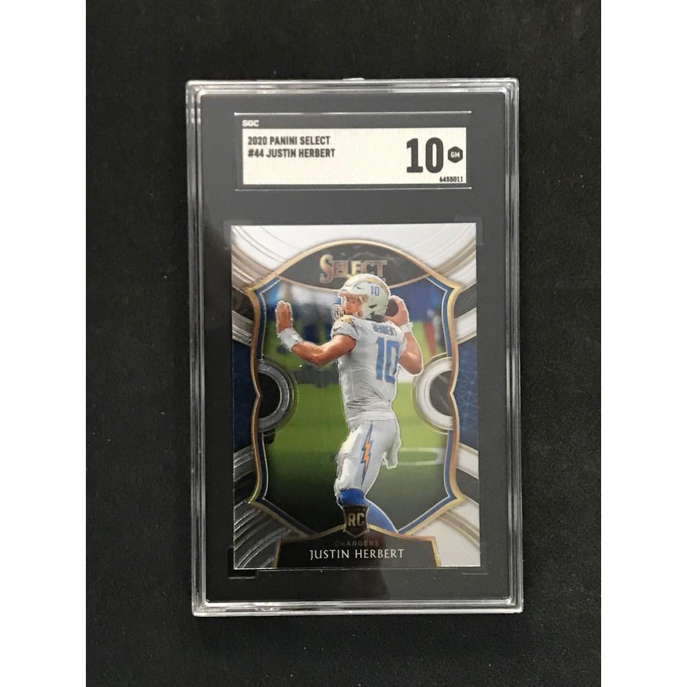 2020 Select Justin Herbert Rookie Sgc 10 (1 of 2)