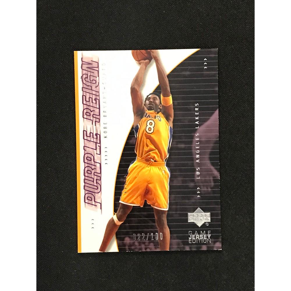 2001 Ud Kobe Bryant Purple Reign # 22/100 (1 of 2)