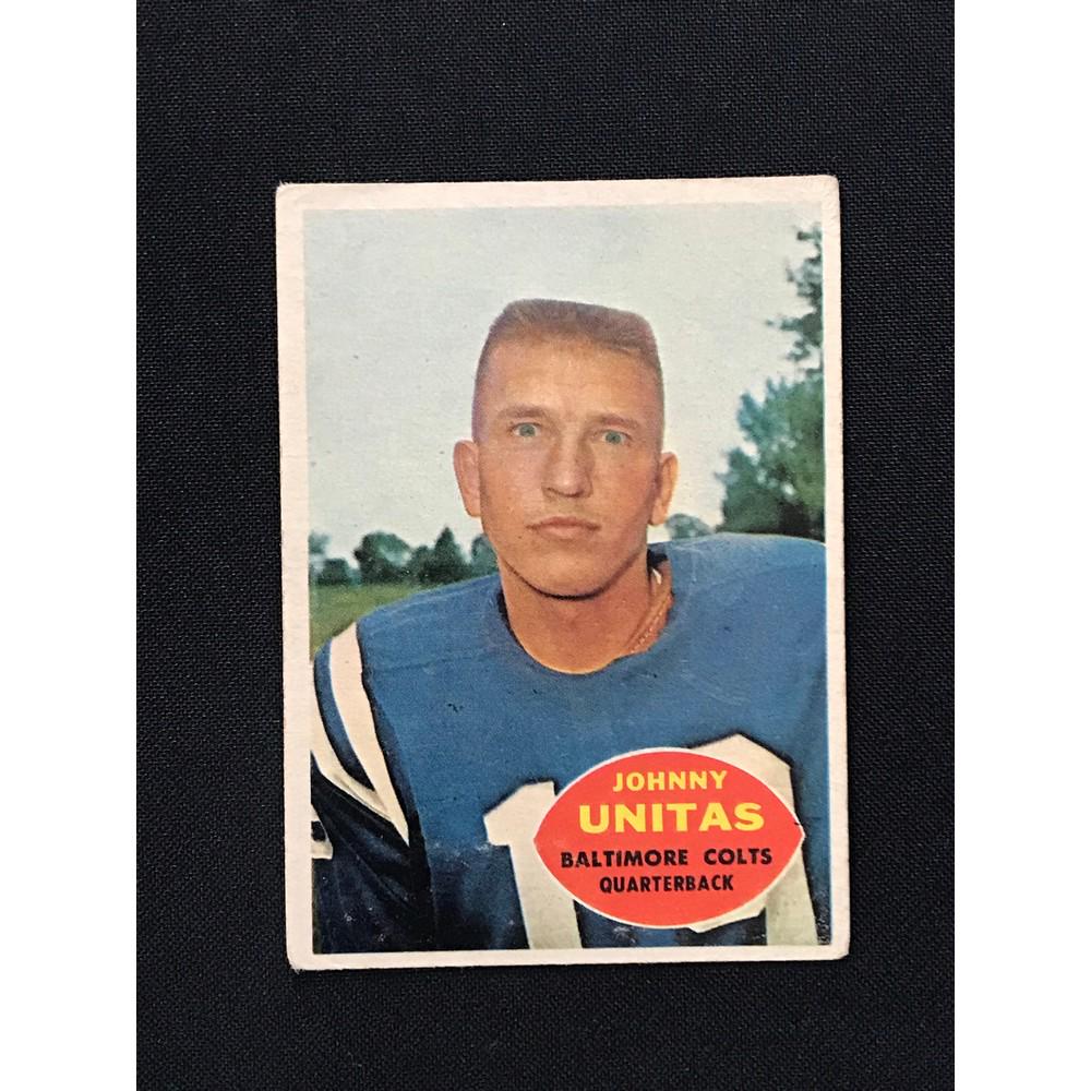 1960 Topps Johnny Unitas Card (1 of 2)