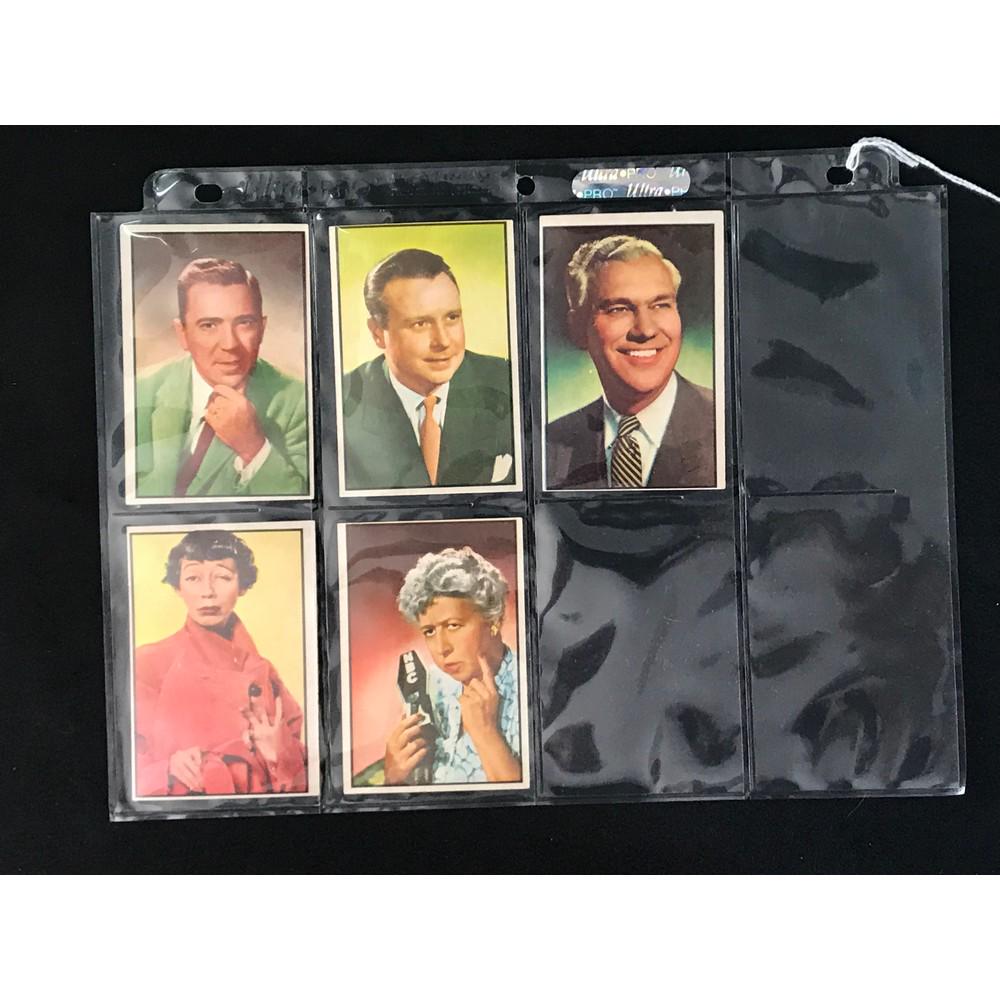 5 1953 Bowman Broadcaster Cards (1 of 2)