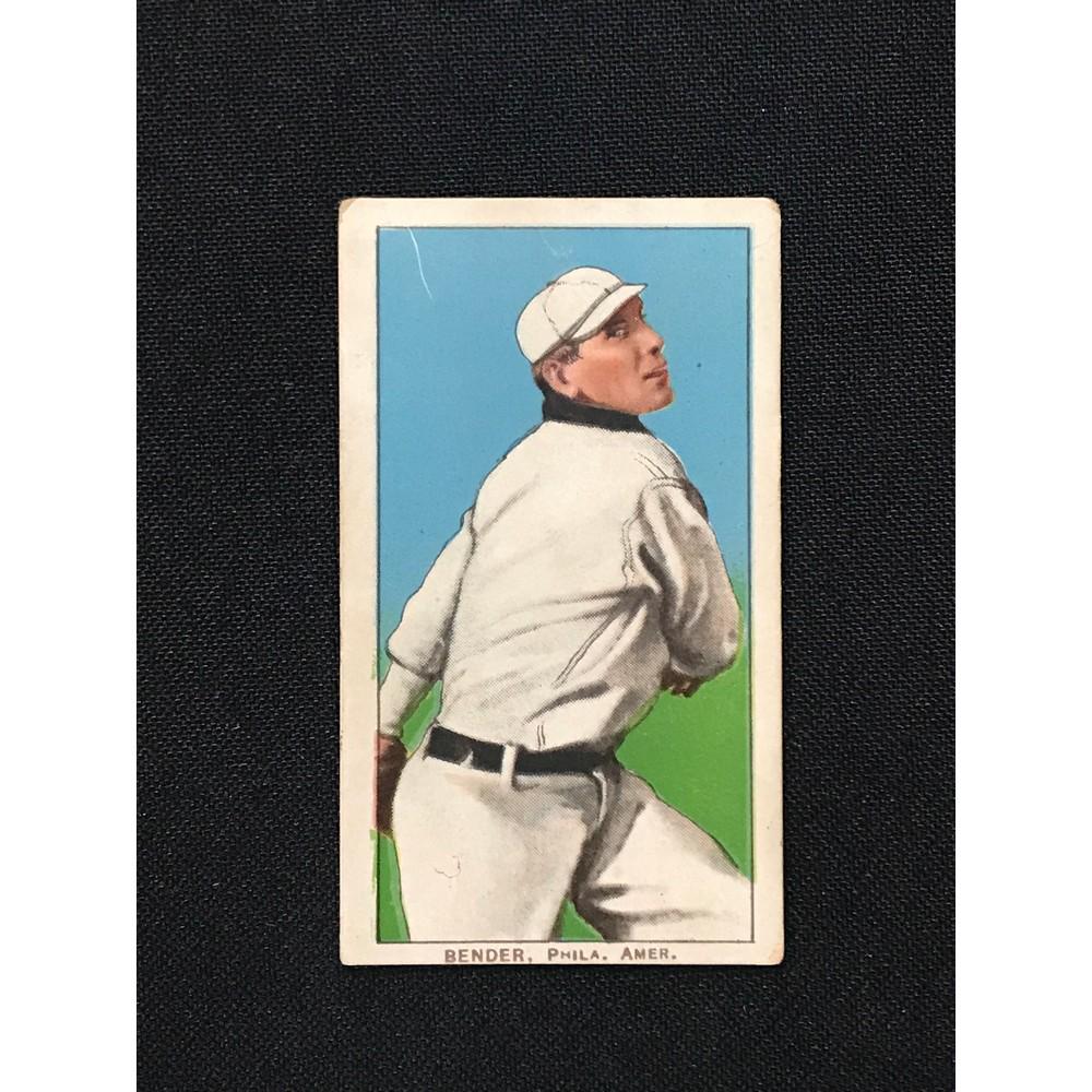 1909-11 T206 Chief Bender Sovereign Back (1 of 2)