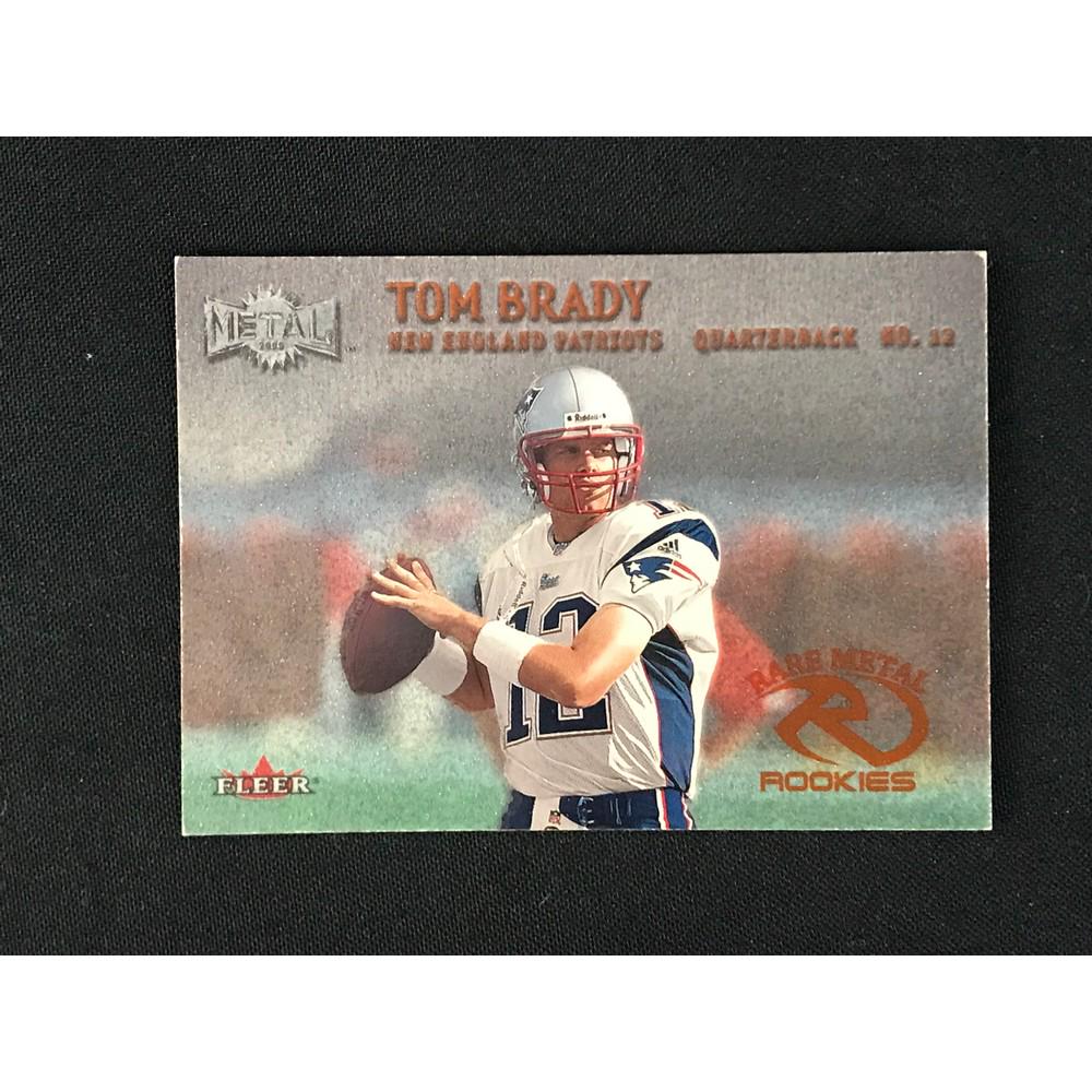 2000 Fleer Metal Tom Brady Rookie Ex-mt (1 of 2)