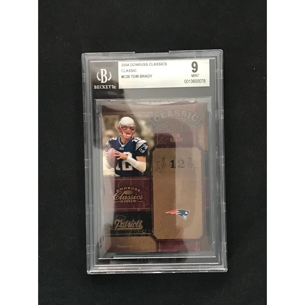 2004 Donruss Classic Tom Brady Bgs 9 (1 of 2)
