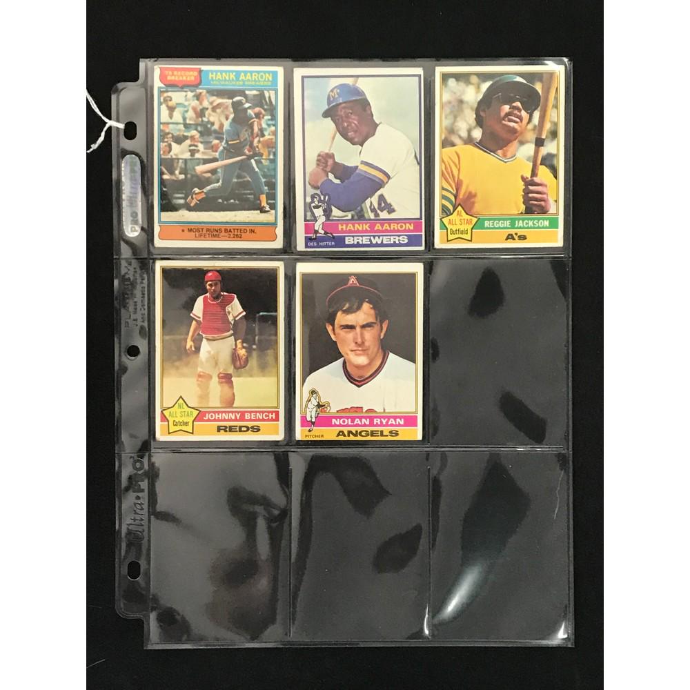 5 1976 Topps Baseball Stars/hof (1 of 2)