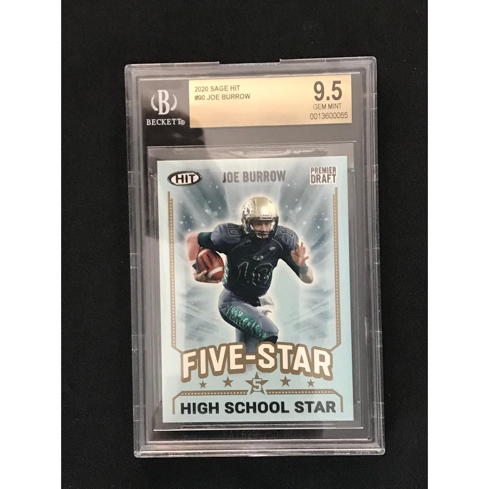 2020 Sage Hit Joe Burrow Rookie Bgs 9.5 (1 of 2)