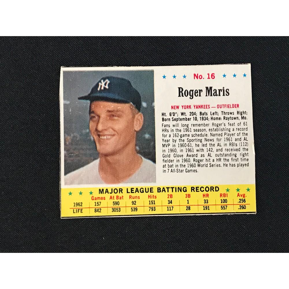 1963 Post Cereal Roger Maris (1 of 2)