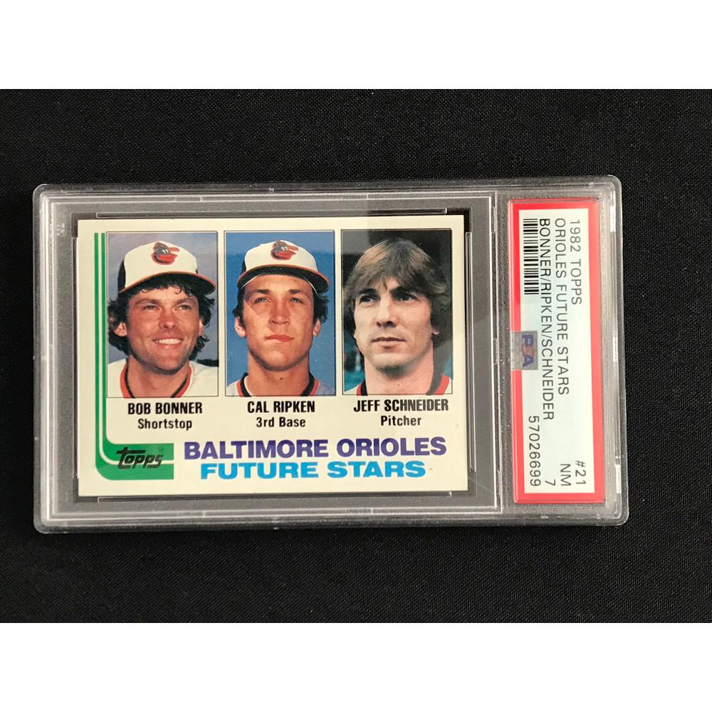 1982 Topps Cal Ripken Jr. Rookie Psa 7 (1 of 2)