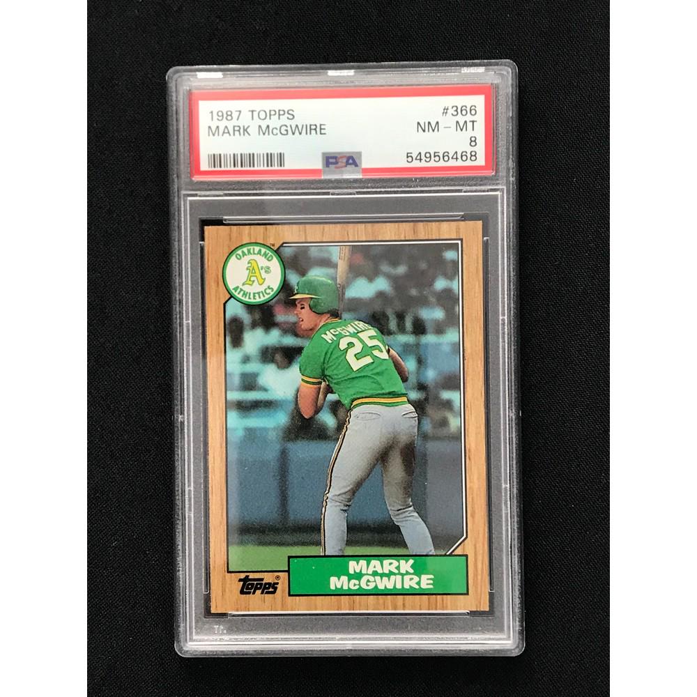 1987 Topps Mark Mcgwire Rookie Psa 8 (1 of 2)