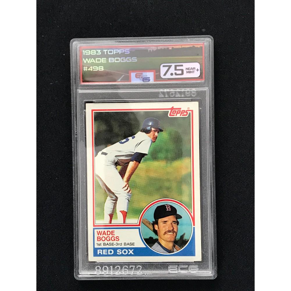 1983 Topps Wade Boggs Rookie Graded 7.5: 1983 Topps Wade Boggs Rookie Graded 7.5