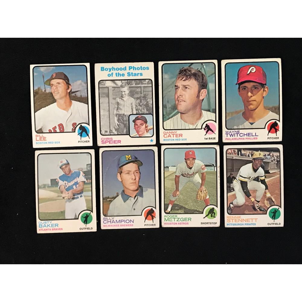 Over 180 1973-74 Topps Baseball Cards (1 of 2)