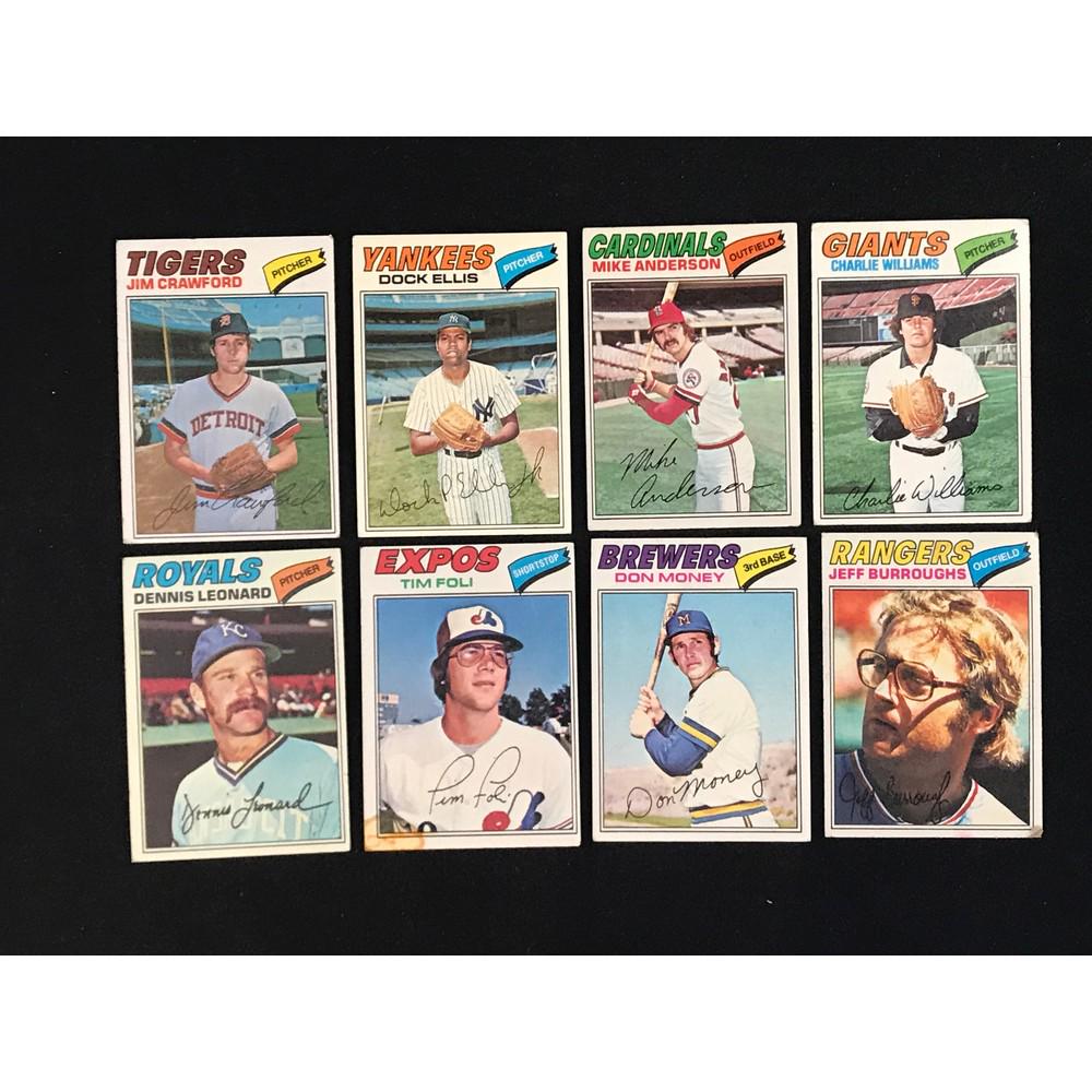 Over 180 1977 Topps Baseball Cards: Over 180 1977 Topps Baseball Cards