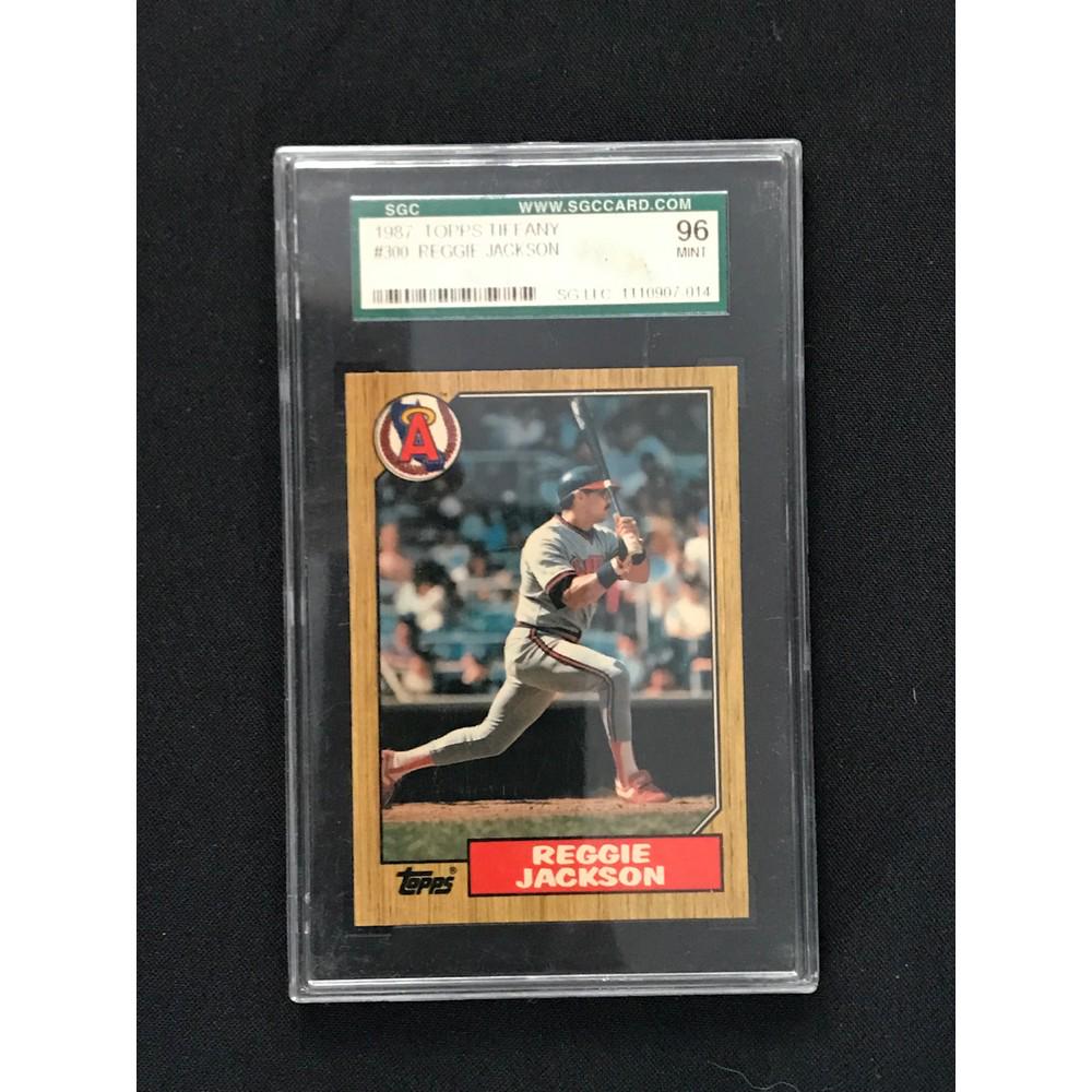 1987 Topps Tiffany Reggie Jackson Sgc Mint (1 of 2)