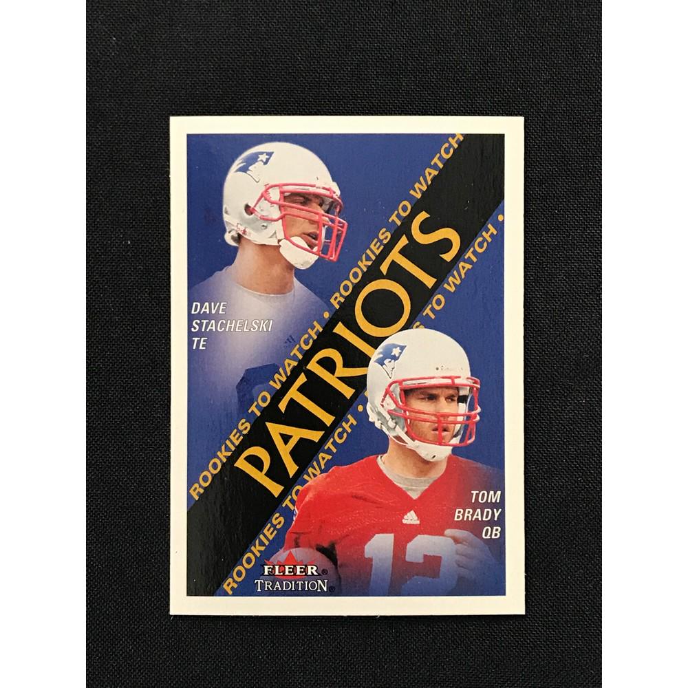 2000 Fleer Tradition Tom Brady Rookie Mint (1 of 2)
