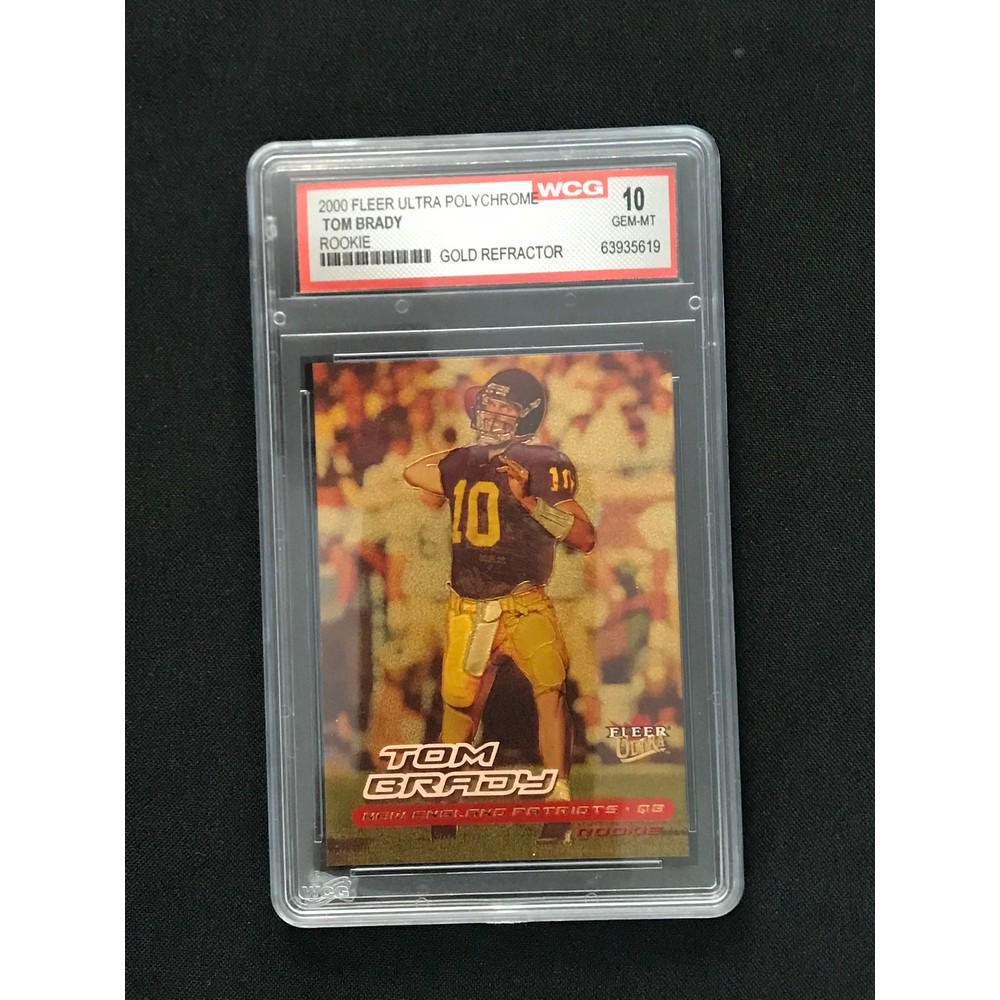2000 Fleer Ultra Poly Gold Refactor Tom Brady (1 of 2)
