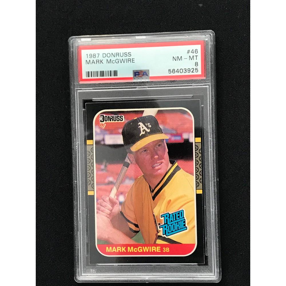 1987 Donruss Mark Mcgwire Rc Psa 8 (1 of 2)