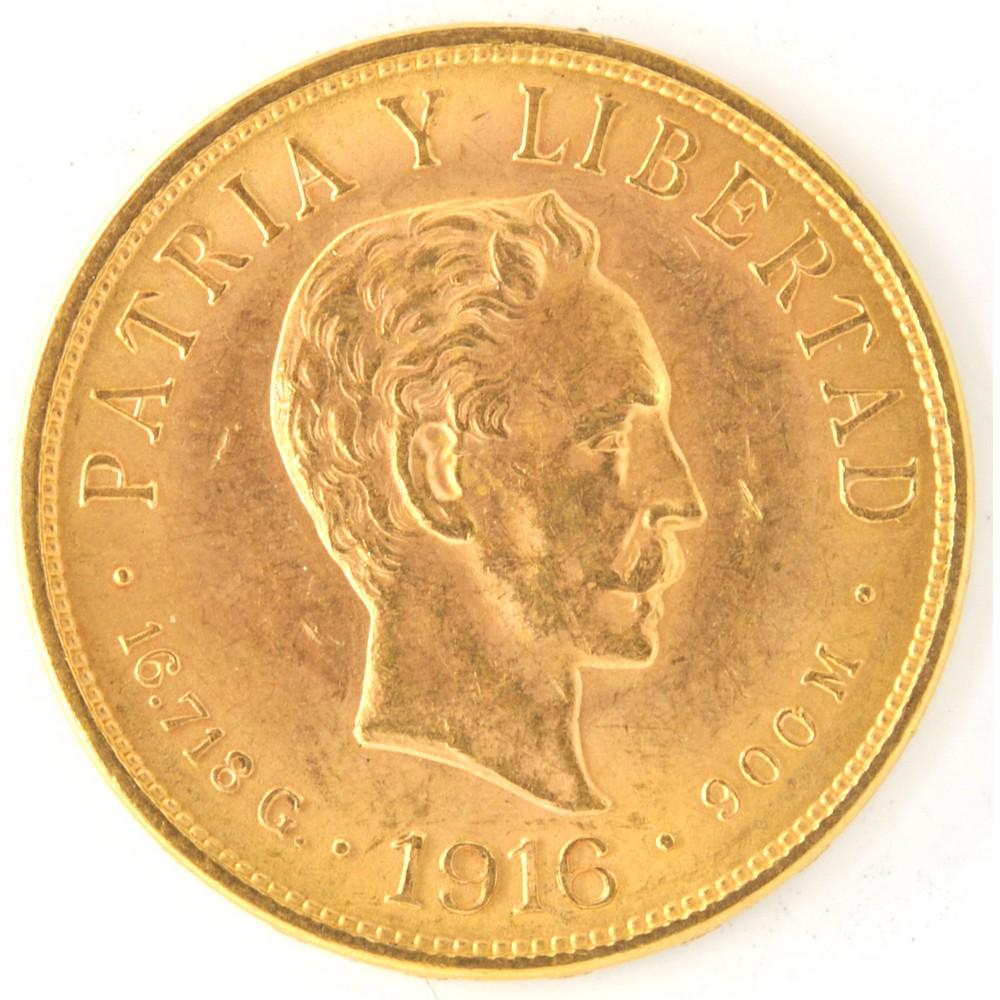 1916  Republica Cuba 10 Peso Gold Coin Km#20 (1 of 2)