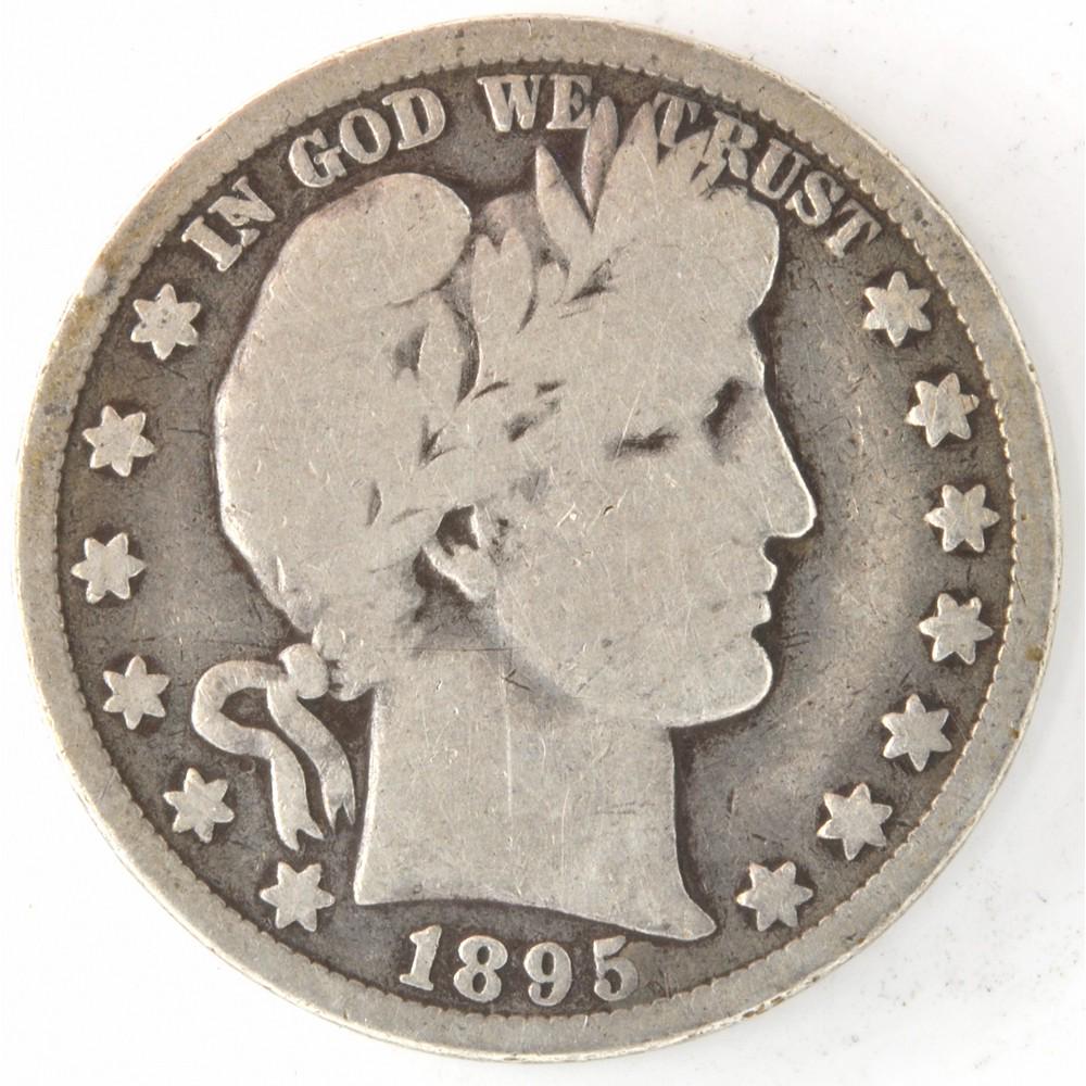1895 O Barber Half Dollar US Silver Coin (1 of 2)