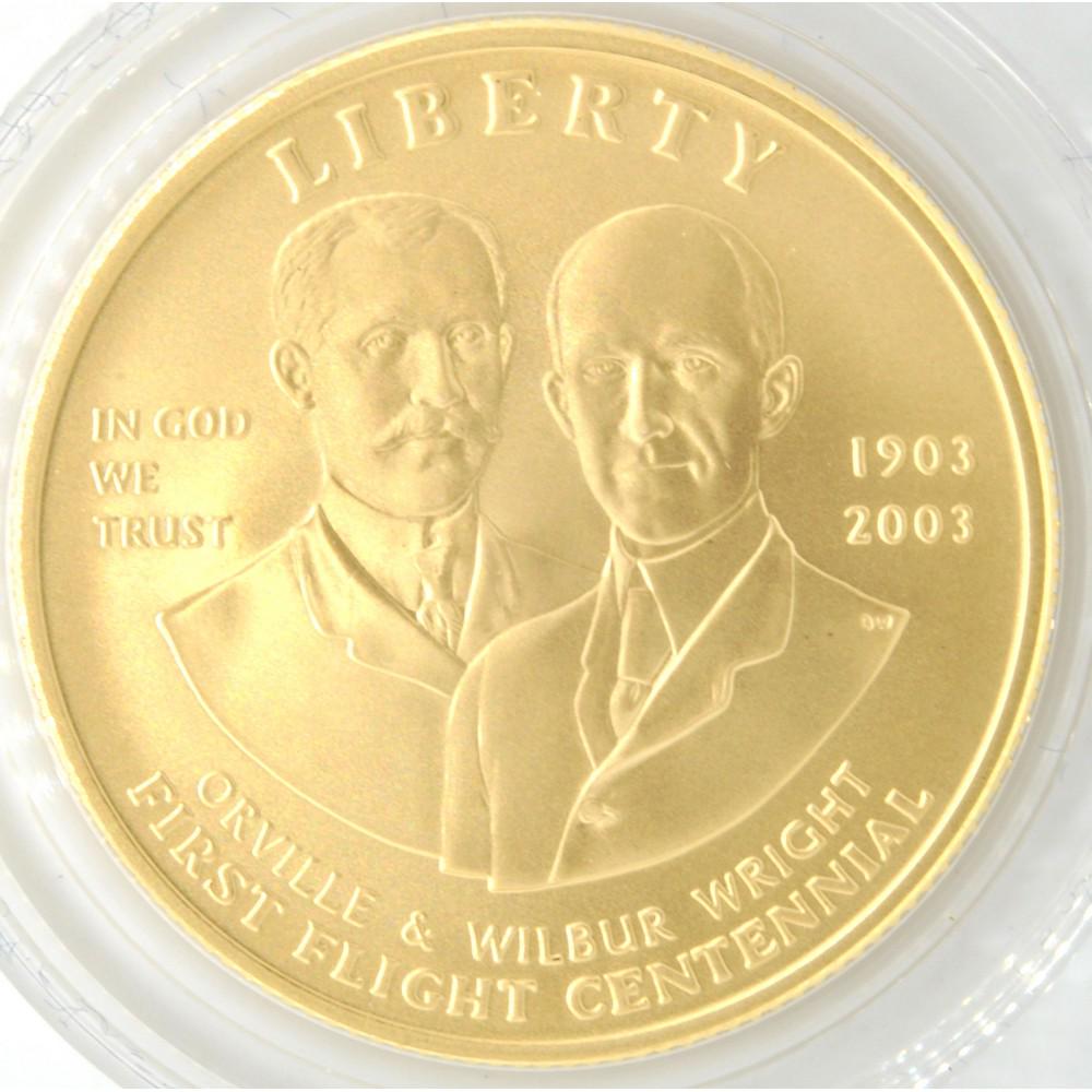 2003 $10 First In Flight Uncirculated Gold US Coin (1 of 3)