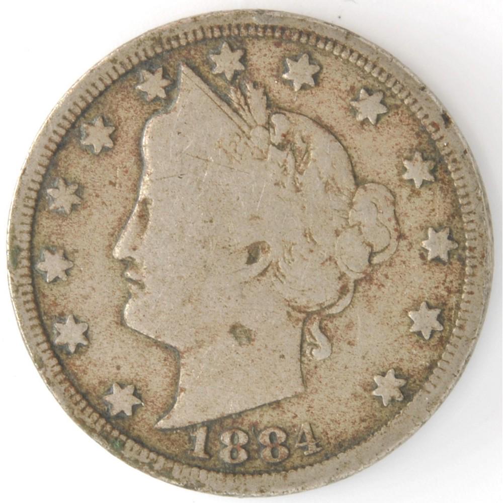 1884 Liberty V Nickel (1 of 2)