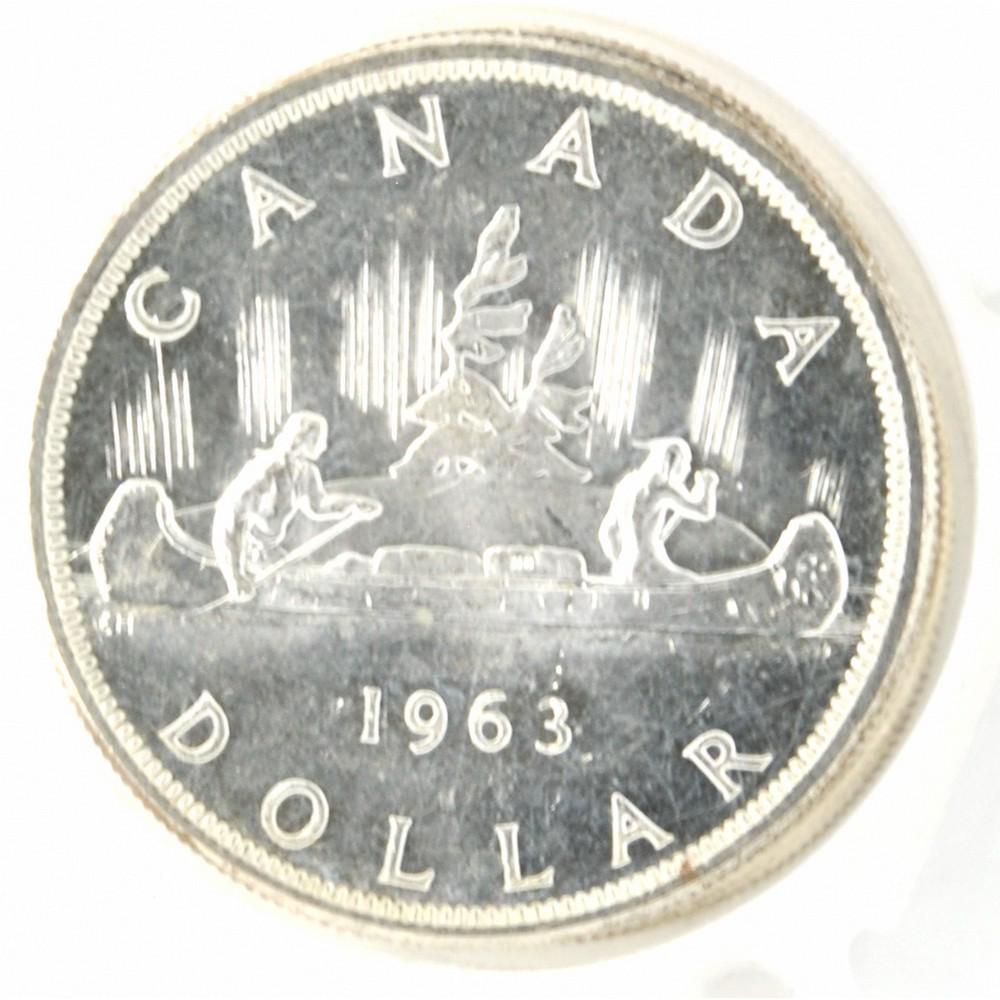 Roll Of 20 Canada $1 Silver Coin Elizabeth II (1 of 3)