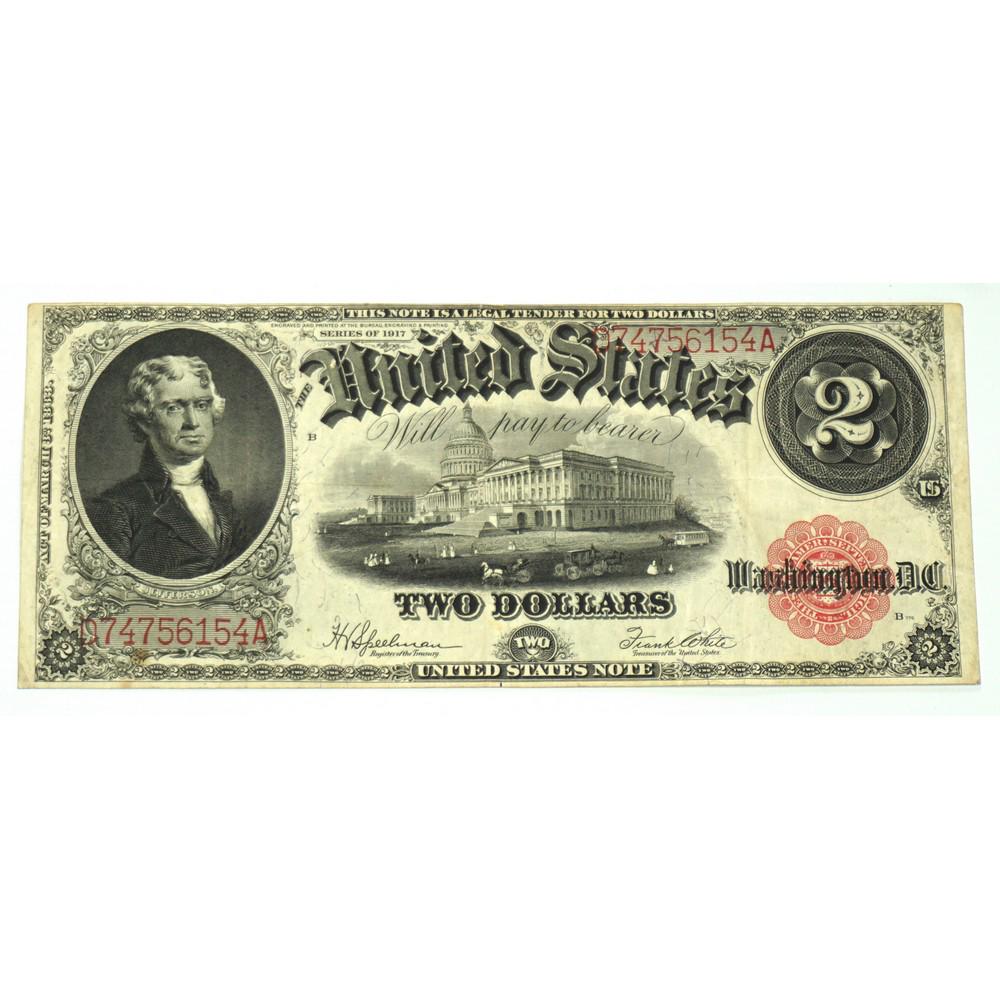 $2 1917 Series United States Currency (1 of 2)