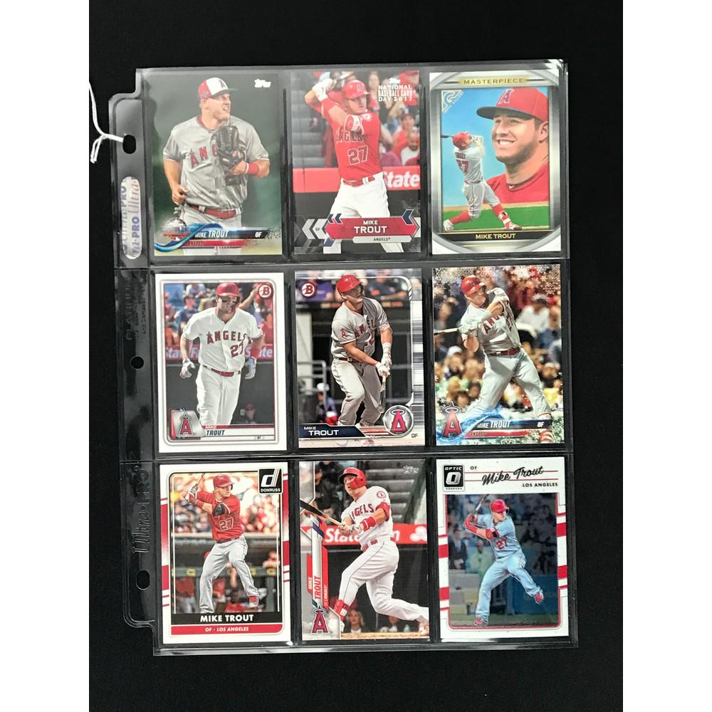9 Mike Trout Cards (1 of 2)
