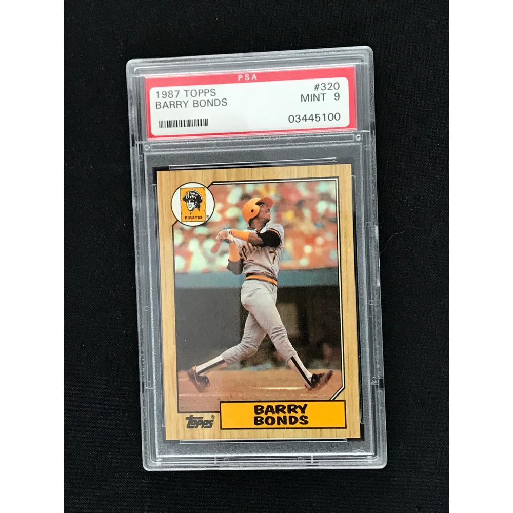 1987 Topps Barry Bonds Rookie Psa 9 (1 of 2)
