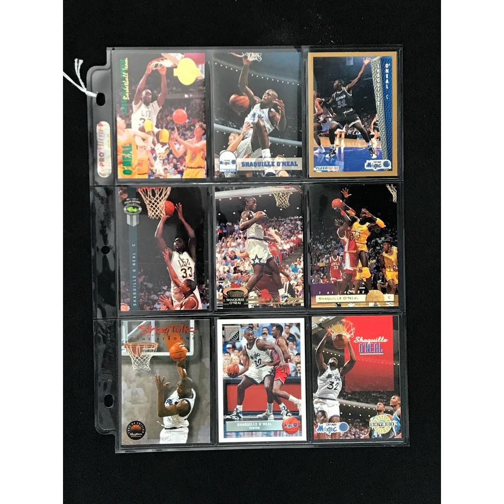 9 Shaquille O'neal Cards (1 of 2)