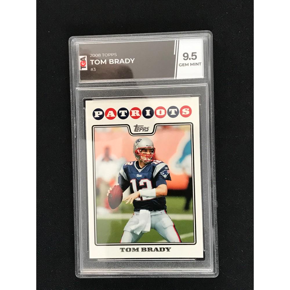 2008 Topps Tom Brady Tga 9.5 (1 of 2)