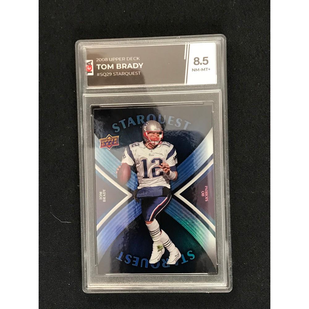 2008 Ud Tom Brady Tga 8.5 (1 of 2)