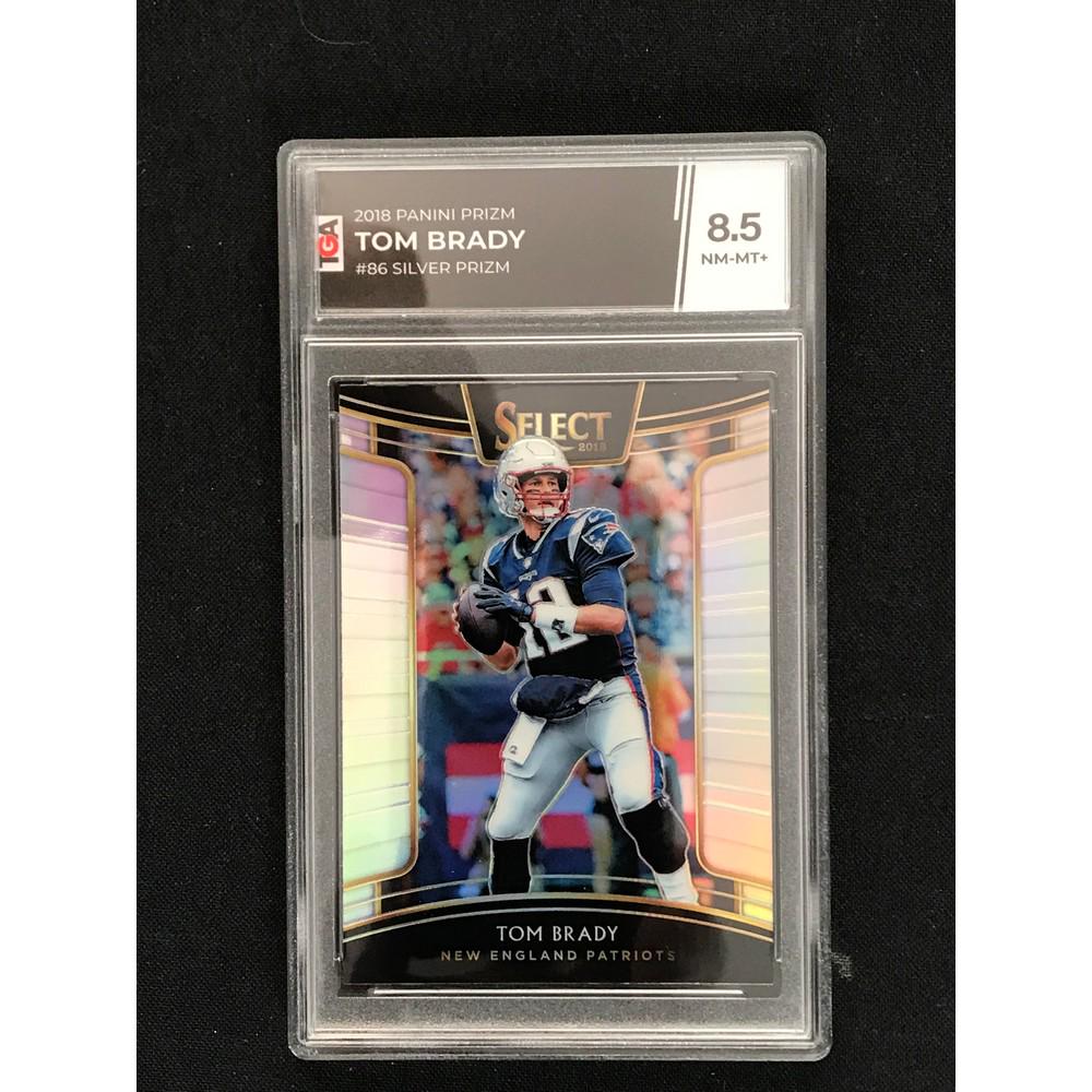 2018 Prizm Tom Brady Silver Tga 8.5 (1 of 2)