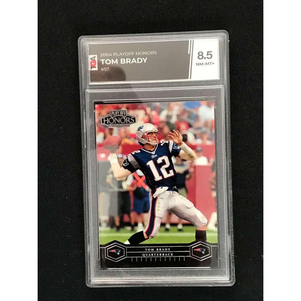 2004 Playoff Honors Tom Brady Tga 8.5 (1 of 2)