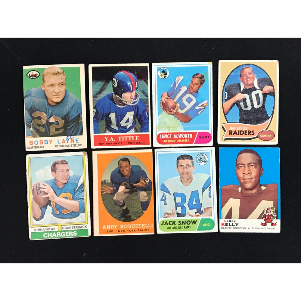 180 1960's-70's Topps Football Cards (1 of 2)